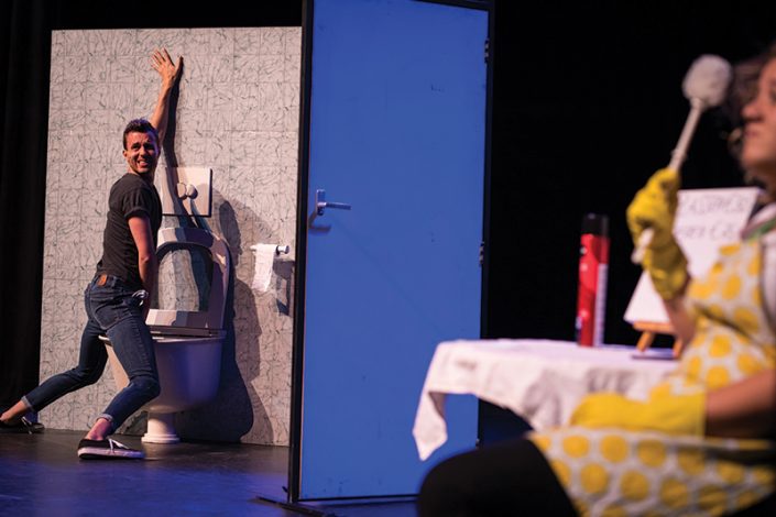 een hilarische kindertheater voorstelling van het rotterdamse theatergezelschap lefkop