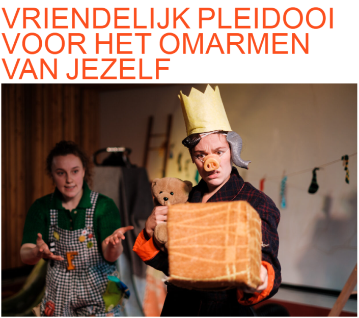 Theaterkrant: Vriendelijk pleidooi voor het omarmen van jezelf