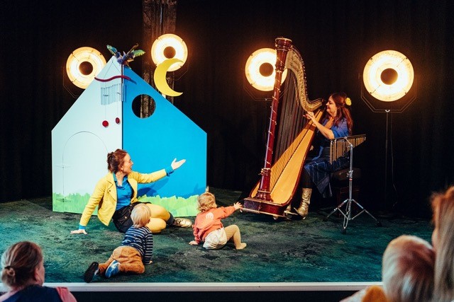 Opera baby dreumes concert klassiek harp