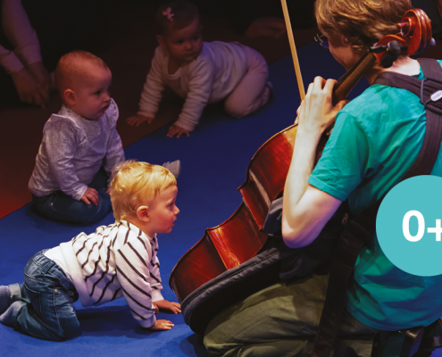 Interactief klassiek concert voor baby's en dreumesen