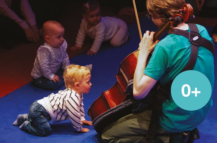 Interactief klassiek concert voor baby's en dreumesen
