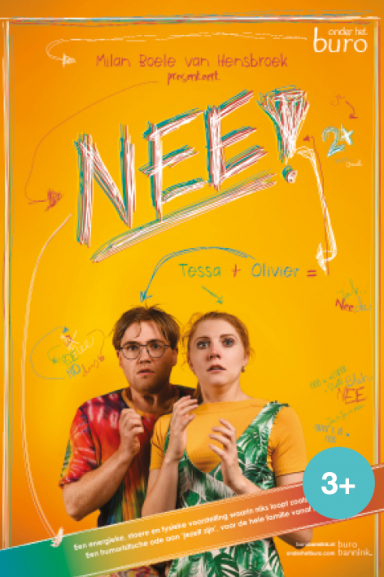 NEE! jeugdtheatervoorstelling over de nee-fase en doen waar je zin in hebt